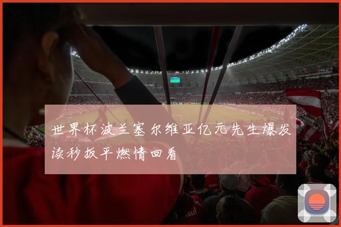世界杯波兰塞尔维亚亿元先生爆发读秒扳平燃情回看